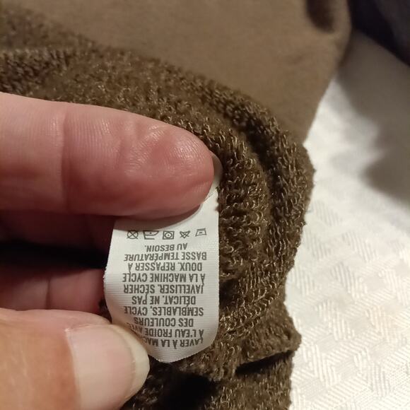 Aerie Crop Top Sweatshirt Size Xs Long Sleeve 1/4 Zip Pullover Green Women's - Picture 5 of 10